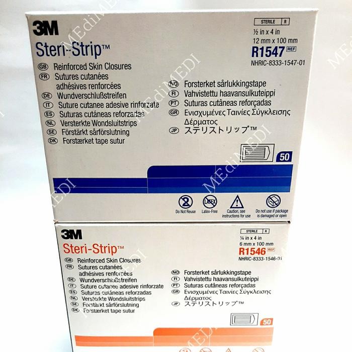Ready Steri Strip 3M ( per box isi 50 lembar )