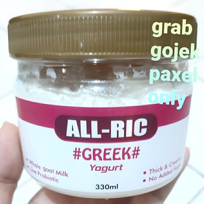 

Pilihan- Greek Yogurt Goat Milk/No Sugar/No Gluten/No Preservatives/330Ml