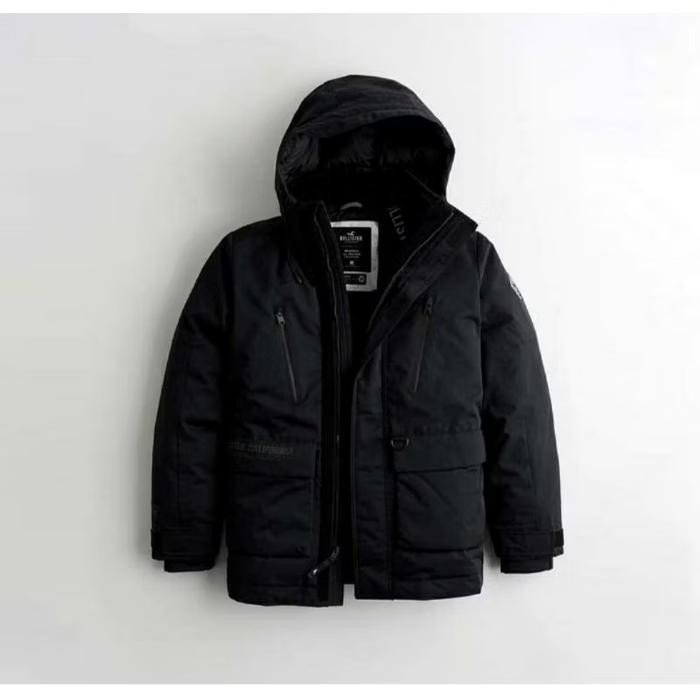 Jaket Hollister All Weather Faux Fur Lined Military Parka