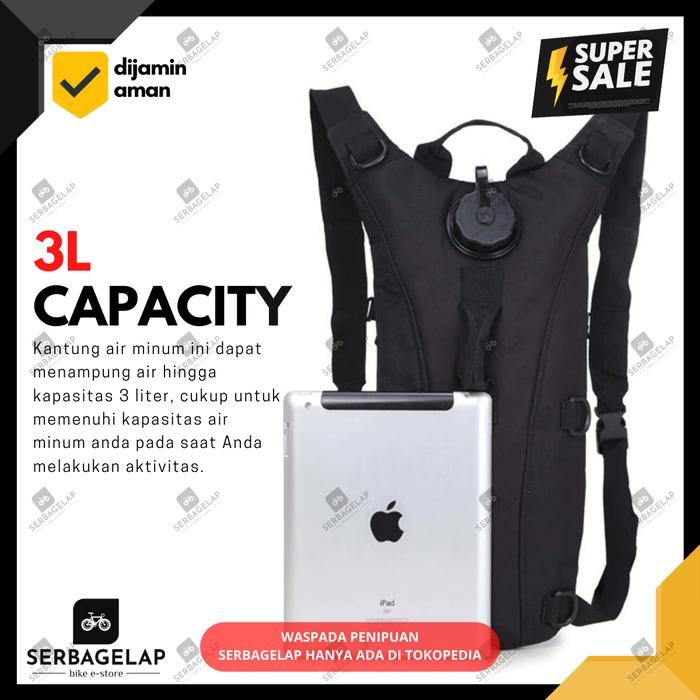 Tas Tempat Kantung Kantong Water Bladder Air Minum 3 Liter Gendong