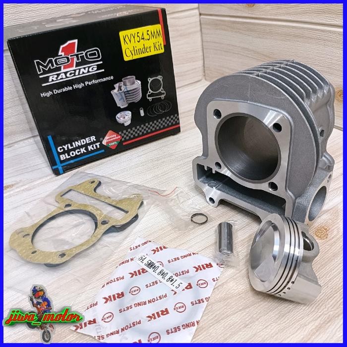 Blok Seher Beat Scoopy Karbu 54,5Mm Bore Up 130Cc Moto 1 Racing