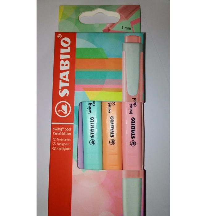 

OJ STABILO SWING COOL PASTEL SET 4 / HIGHLIGHTER SET 4