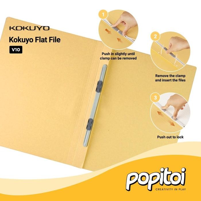 

OJ KOKUYO FU-V10 Flat File A4 Tempat Penyimpanan File Dokumen Ukuran A4