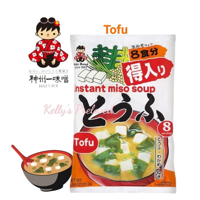 

Stok Baru MIYASAKA TOFU MISO SOUP INSTANT 8 PORSI PRODUCT OF JAPAN