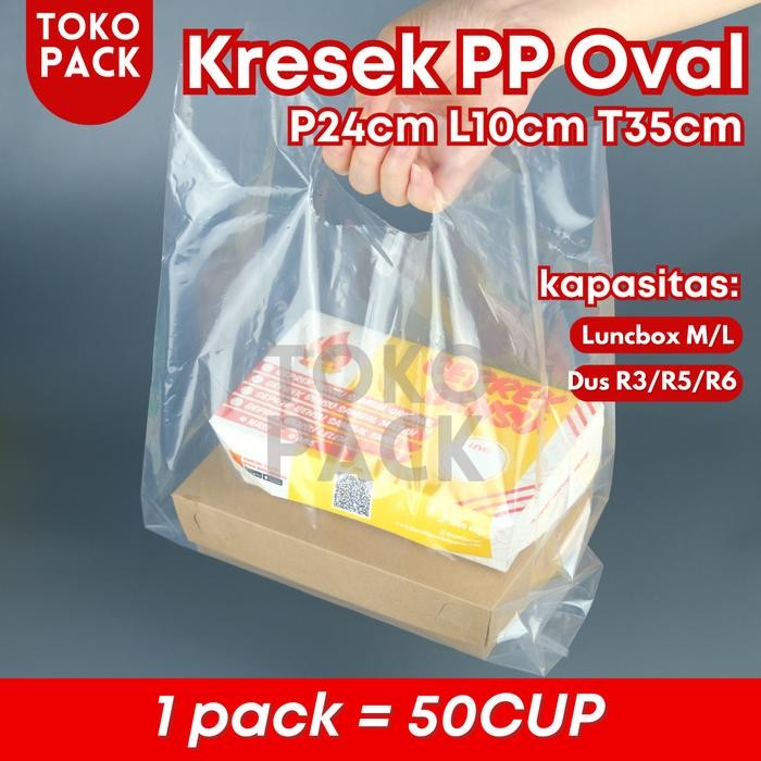 RJ KANTONG KRESEK PE BENING PLONG TEBAL 0.5 PLASTIK TAKE AWAY KRESEK ok