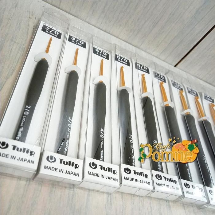 

New Jarum Rajut Hakpen Tulip Etimo Abu / Crochet Hook Tulip Grey