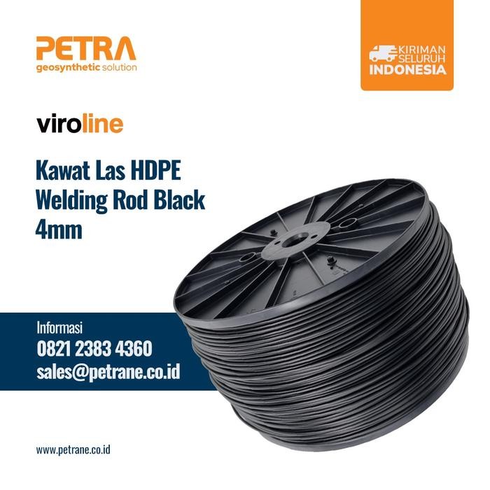 Ready Kawat Las HDPE / Welding Rod Black 4mm Viroline