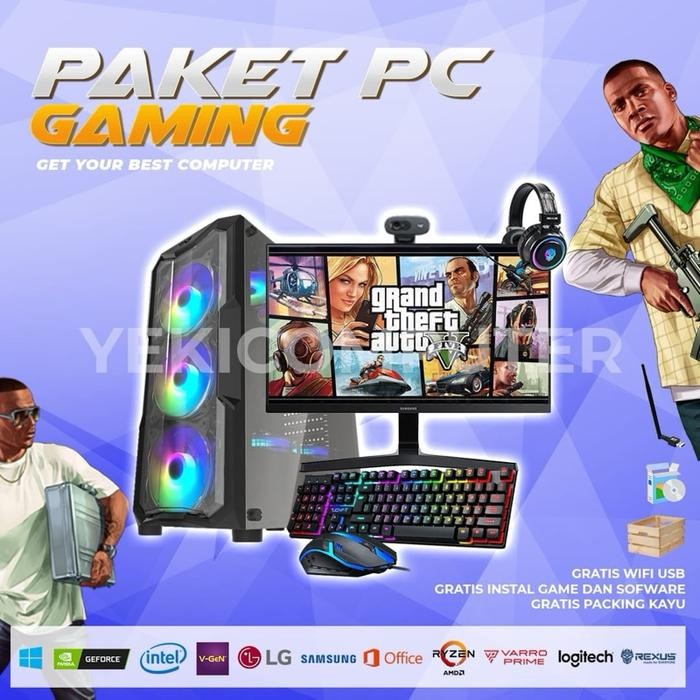 Pilihan- Pc Gaming Rakitan Fullset Siap Streaming L Pc Rakitan Gaming Siap Streaming I Pc