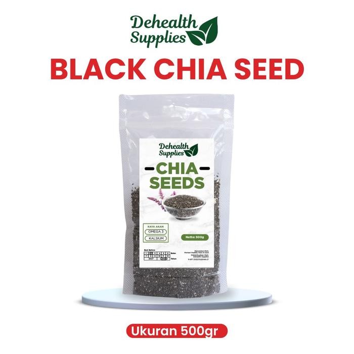 Dehealth Supplies BLACK CHIA SEED