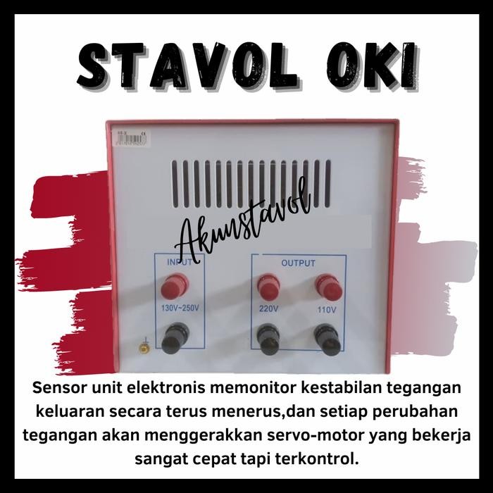 Grosir Stavolt Oki Avr/Svc-2000Va - Stabilizer Listrik Oki 2000 Watt Terlariss 