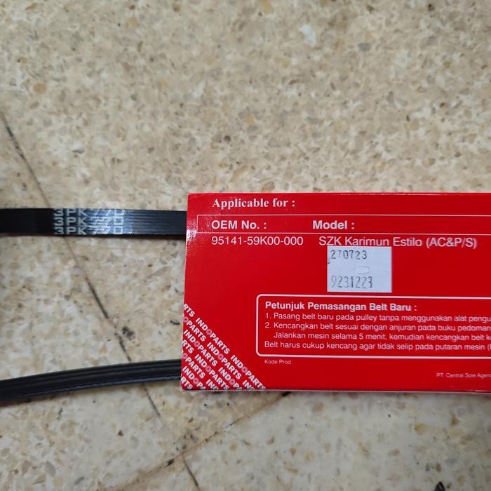 fanbelt ac karimun estilo 4 cylinder