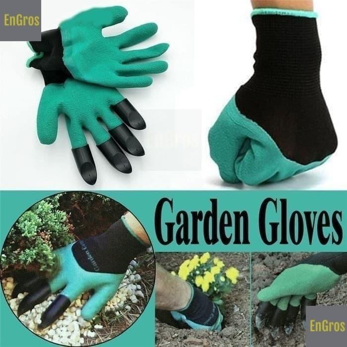 Sarung Tangan Kebun + Plastik Cakar Gali / Sarung Tangan Cakar Gali Tanah Berkebun Taman Claw Garden