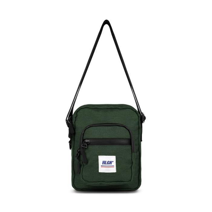 Pilihan- Hooligans Sling Bag Basten Olive Tas Selempang Slingbag Pria