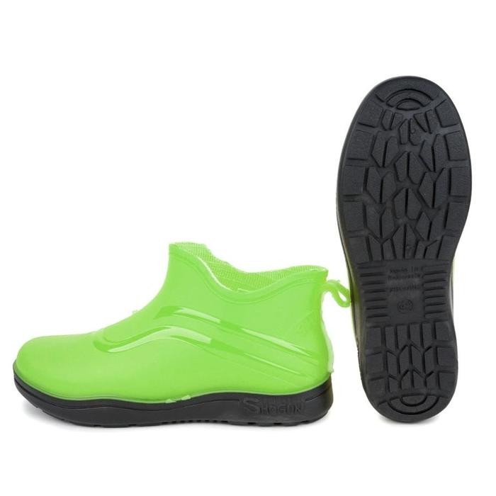 Brodo - Sepatu Boot Pendek Shogun Optima Hitam Kuning Merah Biru Putih Scotlite Karet Ringan Lokal