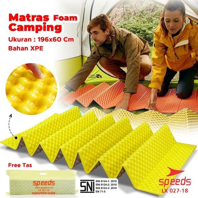 Asli SPEEDS Matras Yoga Foam XPE Matras Foam Lipat Matras Outdoor 027-18