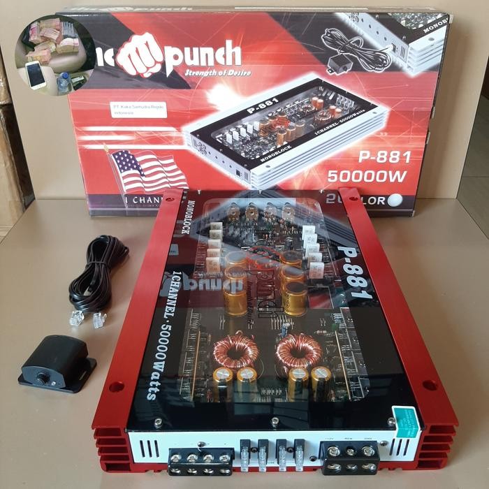 Ready Power MONOBLOCK The PUNCH P-881 Amplifier MONOBLOCK THE PUNCH P 881