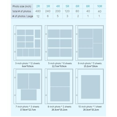 Album DIY jumbo Scrap book Magnetic / magnetik