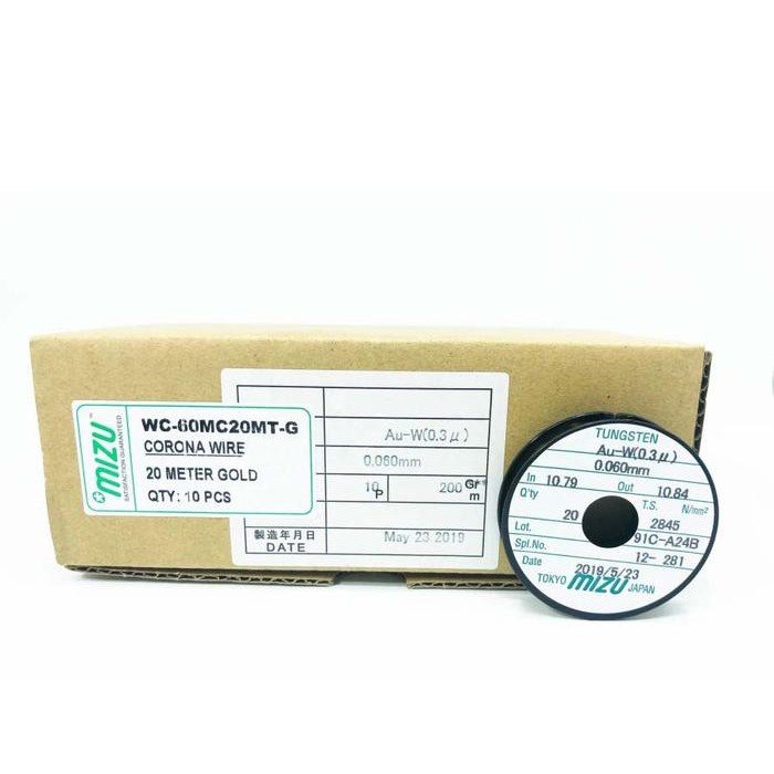 Wayer Mesin Fotocopy / Corona Wire 0.060Mm 20M Gold Mizu