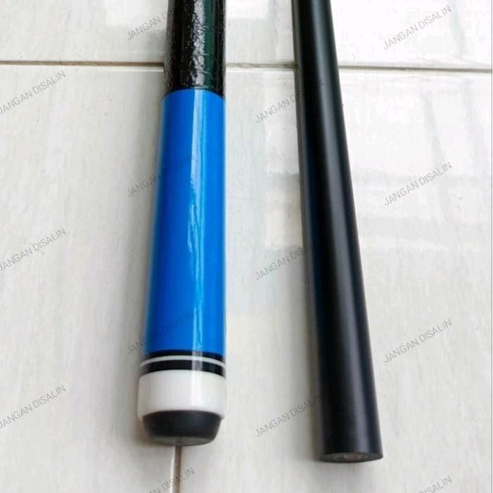 Paket Stik Stick Billiard Biliard Bilyard Biliyard Komplit Warna Biru Promo 