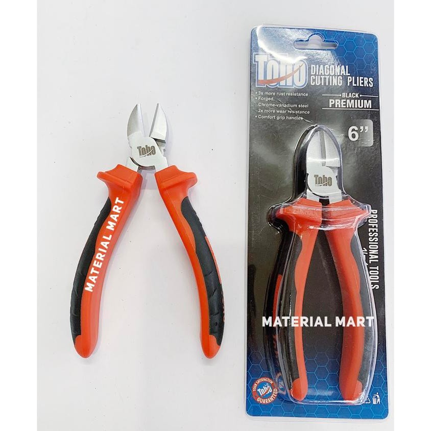 Laris Tang Potong Black Premium Toho 6 Inch Cutting Pliers Original Terlariss 