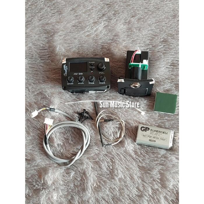 Preamp Gitar Akustik Original Cowboy AW-39 - Equalizer Preamp Gitar Akustik Cowboy AW39