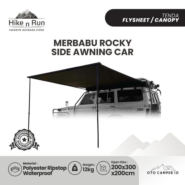Ready Kanopi Flysheet Mobil OTO CAMPER ID Merbabu Rocky Side Awning Car