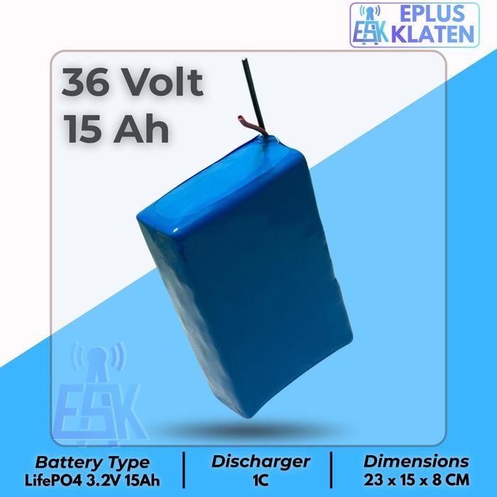 Baterai 36V 15Ah + BMS 36 Volt Skuter Listrik Sepeda Listrik Selis Battery Siap Pakai - BT133