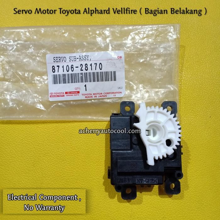 %$%$%$%$] Servo Motor Toyota Alphard Vellfire Bagian Belakang Original