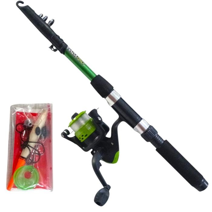 Set Alat Pancing Joran 1,5 m Termurah dengan Reel Toro 6 Bearings Paket Lengkap Harga Grosir