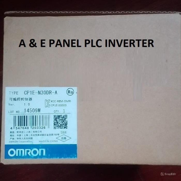 PLC Omron CP1E N30DR A CP1E-N30DR-A 30io