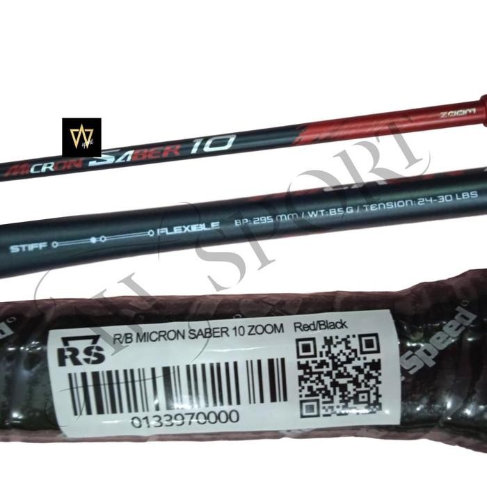 Raket Badminton RS MICRON SABER 10 ZOOM / Raket Bulutangkis Original