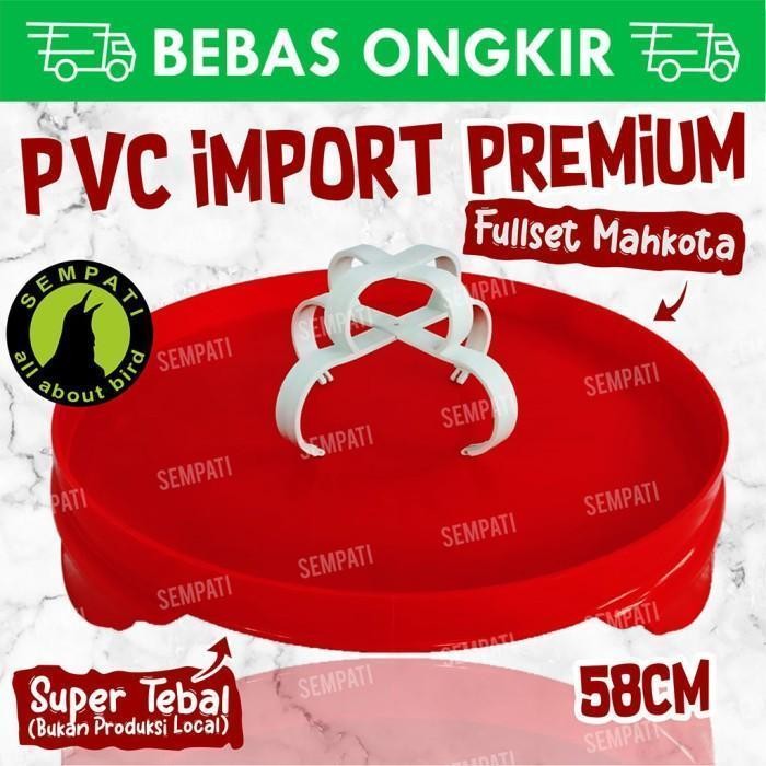 ces0- Tebok Sangkar Kandang Burung Murai Pvc Import Plus Mahkota Fulset Tbmr