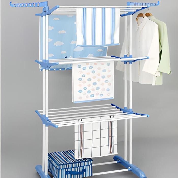 Jemuran Baju Bayi / Jemuran Lipat 3 Susun