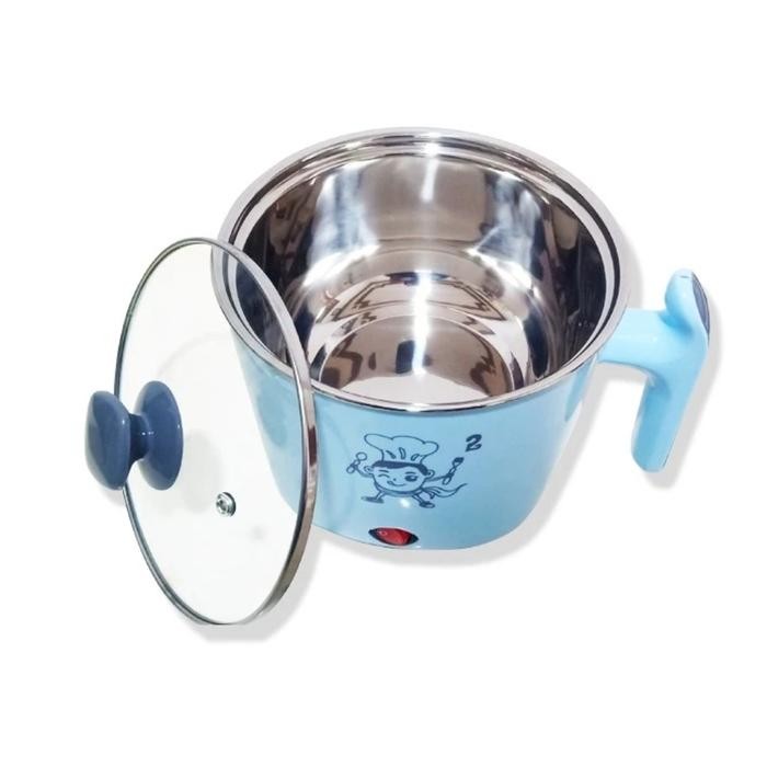 Mug Panci Stainless Steel Listrik 16 cm Q2 Heating Electric Steamer