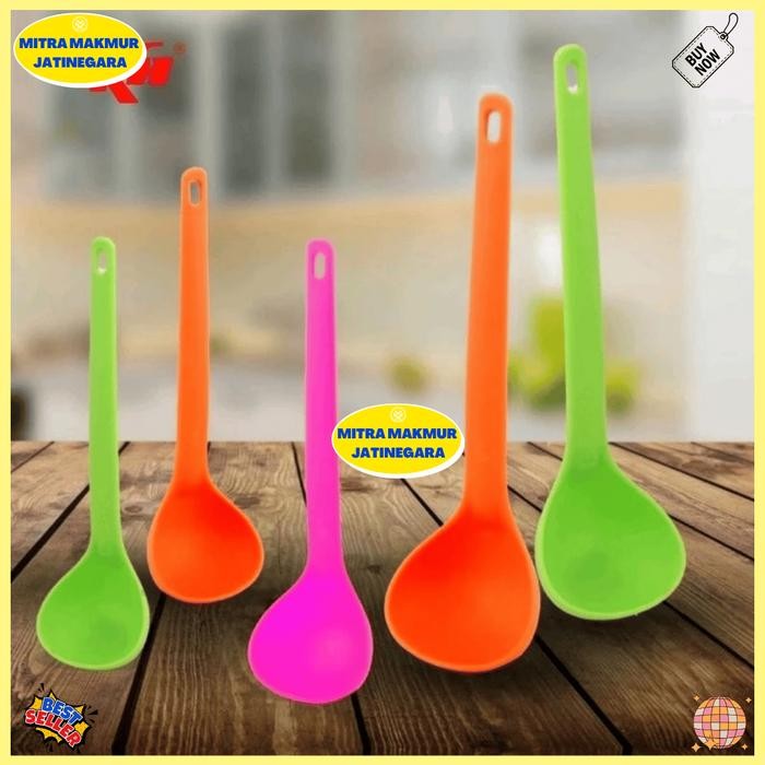 CENTONG SAYUR PLASTIK KH KECIL BESAR IRUS KUAH SENDOK SAYUR / CENTONG ES BUAH