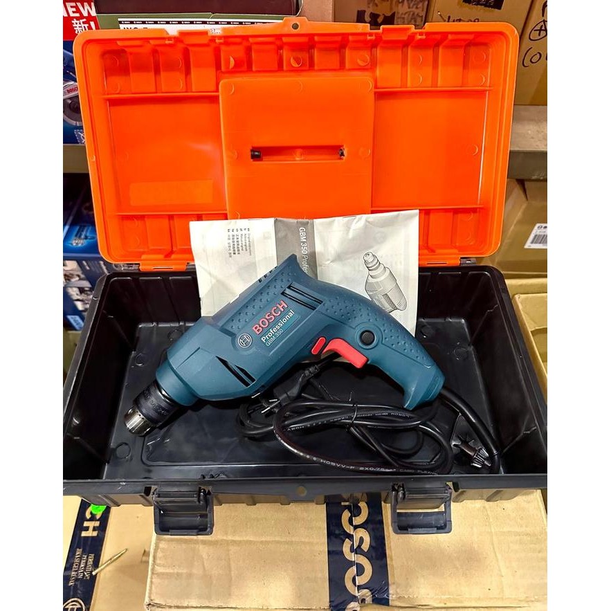 Mesin Bor Tangan Listrik Gbm 350 Bosch