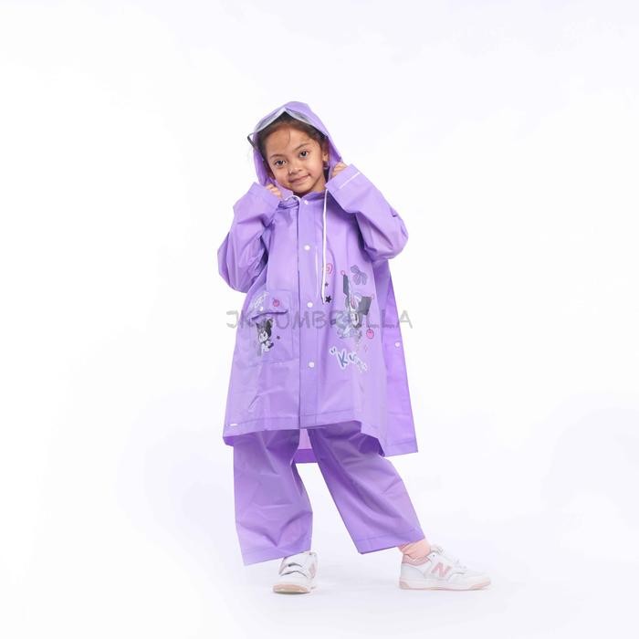 Jas Hujan Setelan Anak Motif Stiker DIY Nempel Sendiri 8111, 8211