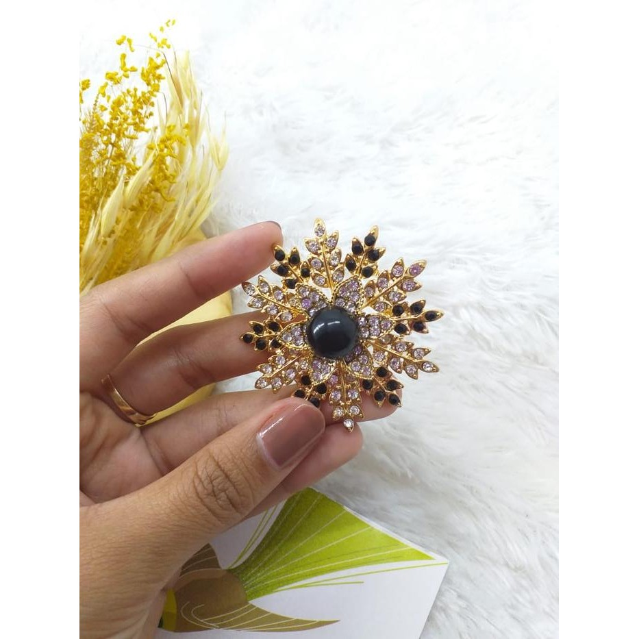 TERLARIS Pin Hijab 1 B Bros Hijab Wanita Aksess Hijab Mutiara Import Premium READY STOCK