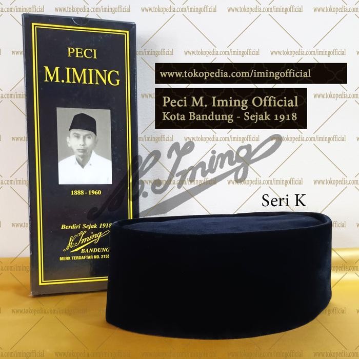 ASLI Peci M. Iming - Peci Polos Seri K READY STOCK