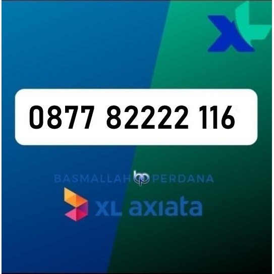 Nomor Cantik XB77 82222 116 Perdana XL 4G 5G YOP925