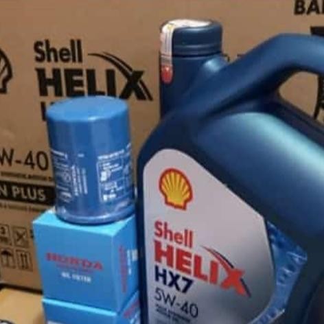 paket ganti oli shell hx 7