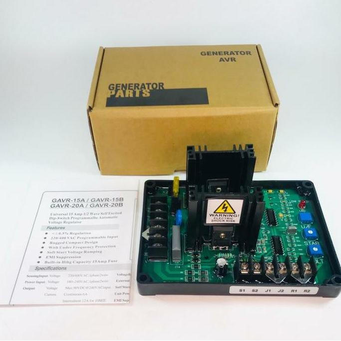 Berkualitas Gavr Avr 20A Penstabil Dinamo Generator Listrik Genset Terlariss 