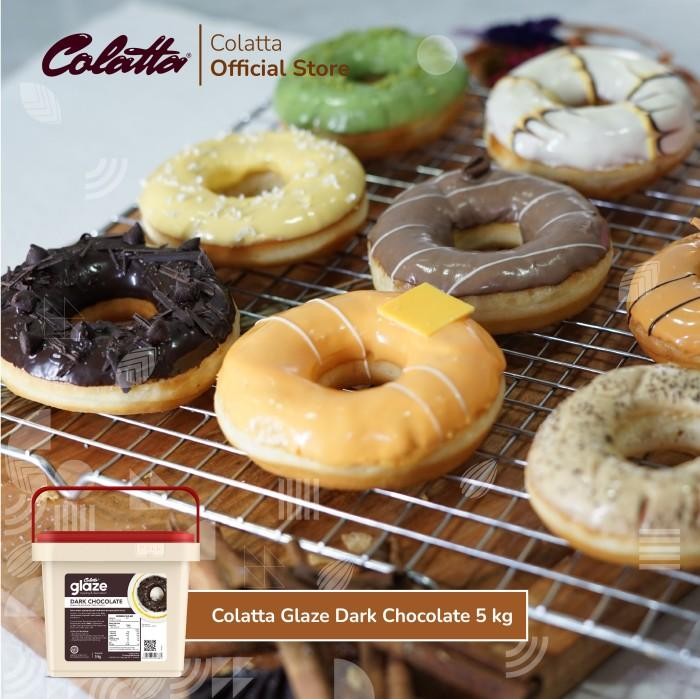 3kyl- Colatta Glaze Dark - Bahan Pelapis Rasa Coklat 5Kg