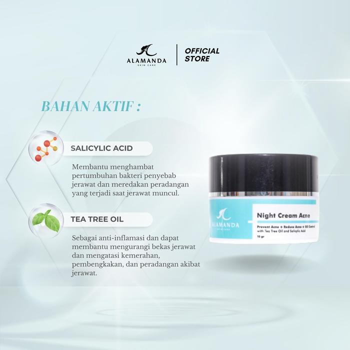 ZiZa- Alamanda Skin Care Acne Night Cream