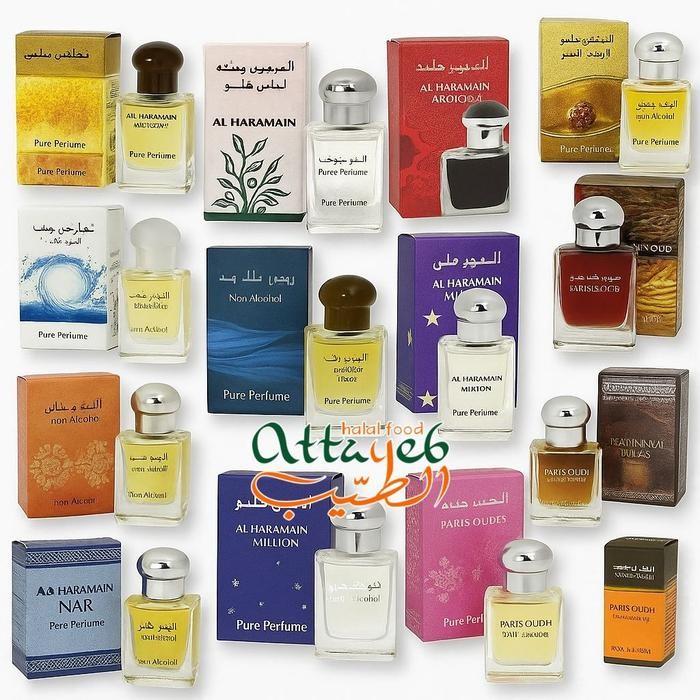 ZiZa- Parfum Al Haramain Semua Aroma Ori Non Alcohol 15Ml Variasi Pilihan Parfum Madinah