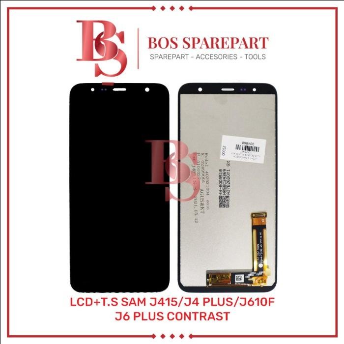 Original LCD TOUCHSCREEN SAMSUNG J415 / J4 PLUS / J610F / J6 PLUS CONTRAST Tepercaya