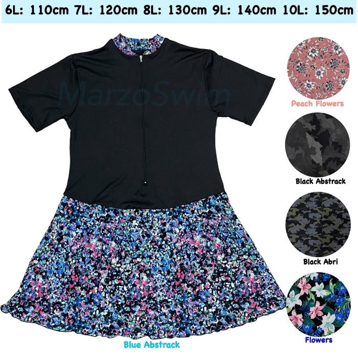 BERKUALITAS BAJU RENANG DIVING ROK WANITA EXTRA JUMBO - Baju Renang Jumbo Big Size Wanita Anti UV -