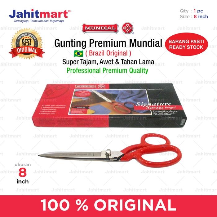 fkqp- Gunting "Mundial" Sr 8" Red Handle