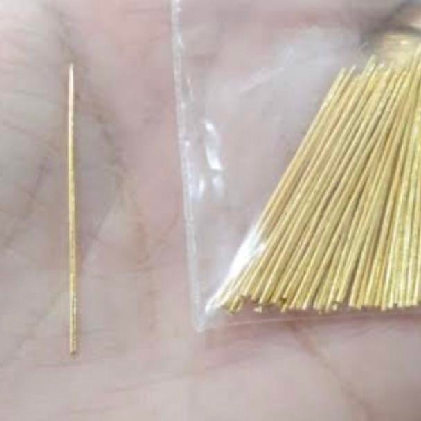 Custom Jarum emas 99% 24karat