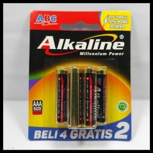 luqd- Batu Baterei Alkaline Aaa (A3) Beli 4 Gratis 2 (6 Bh)